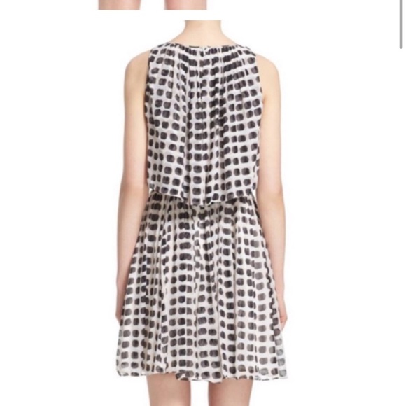 Kate Spade Island Stamp Chiffon Dress - Picture 3 of 12